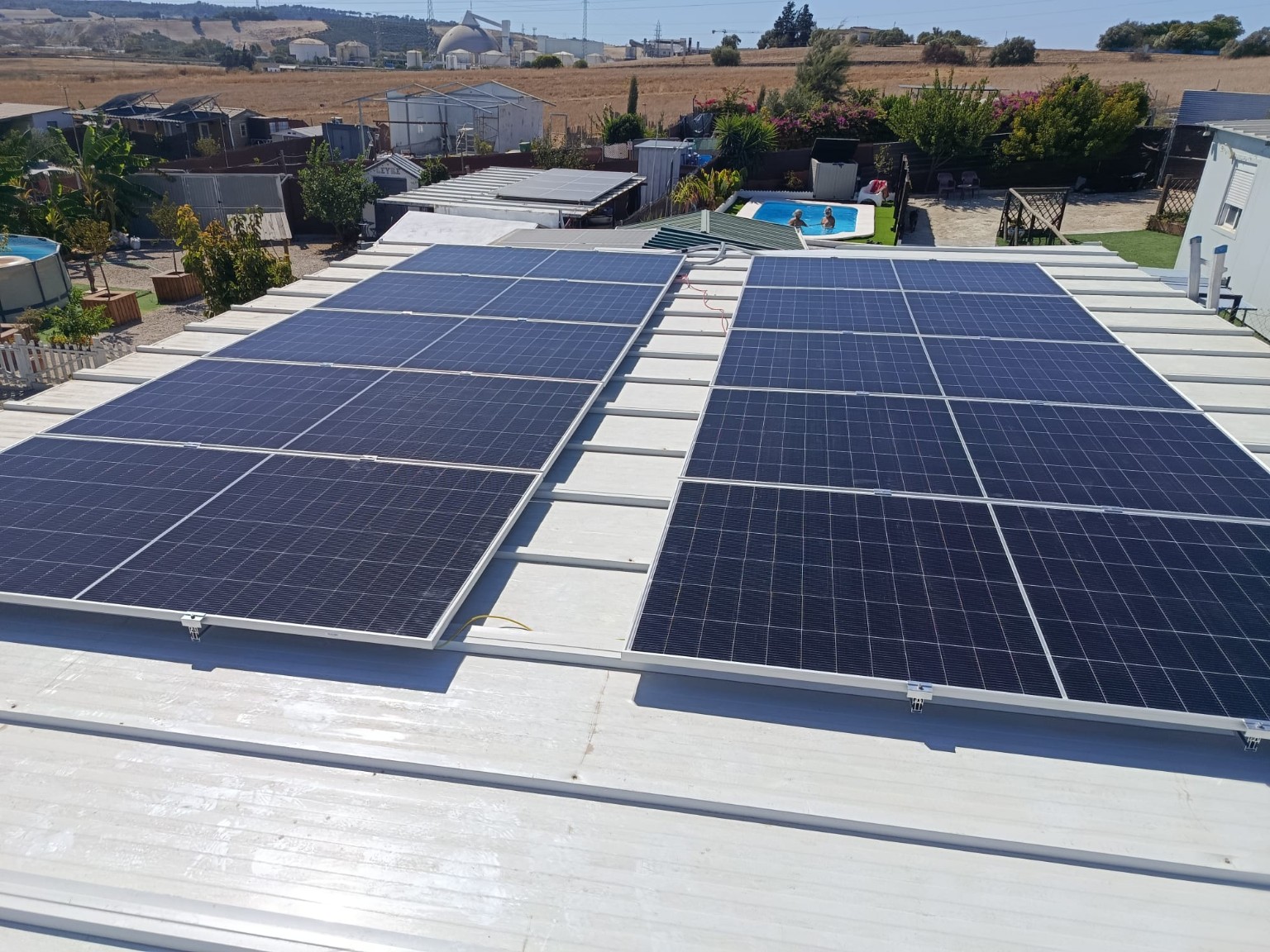 Instalación de paneles fotovoltaicos