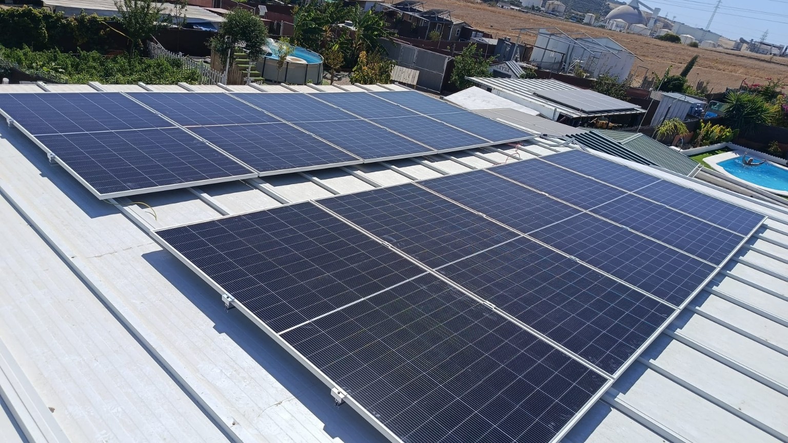 Instalación fotovoltaica sobre tejado